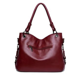 Damen-Crossbody-Designertasche aus Leder mit Quaste