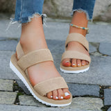 Damen-Plateausandalen mit unterstützender Sohle