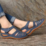 Bohemian Wedge-Sandalen