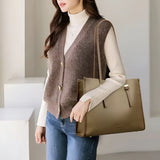 Damen-Shopper aus weichem Leder
