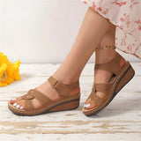 Damen Casual Keil-Plattform-Sandalen