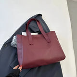 Große Tote-Bag aus PU-Leder