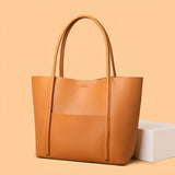 Damen Große Schulter-Tote-Bag aus Leder