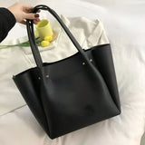 Vielseitige Leder-Tote-Bag für Damen