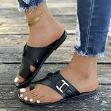 Damen-Sandalen mit verstellbarer Schnalle zum Hineinschlüpfen