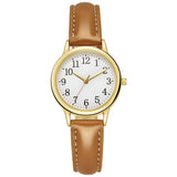 Damen Stylische Klassische Quarz Uhr