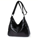Luxuriöse Damen-Schultertasche aus Leder