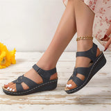 Damen Casual Keil-Plattform-Sandalen