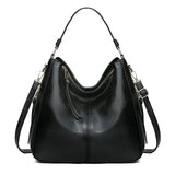 Damen Stilvolle Schultertasche aus Leder