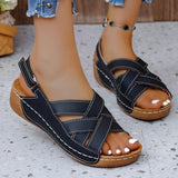 Verstellbare orthopädische Plateausandalen