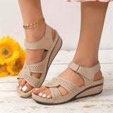 Damen Casual Keil-Plattform-Sandalen