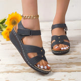 Damen Casual Keil-Plattform-Sandalen