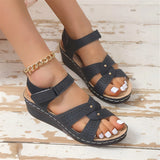 Damen Casual Keil-Plattform-Sandalen