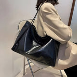 Damen Trendige Alltagstote-Bag aus Leder