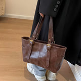 Vintage-Schultertasche mit verstellbarem Riemen