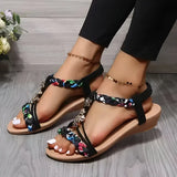 Geflochtene Sandalen mit verstellbarem Riemen