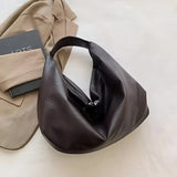 Damen-Minimalistische Schultertasche für unter den Arm