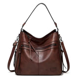 Damen-Reisetasche aus Leder für die Schulter