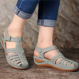 Bohemian Wedge-Sandalen
