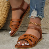 Bequeme Sandalen mit verstellbarem Riemen und Fußgewölbeunterstützung