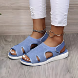 Verstellbare Rundzehen-Sommersandalen