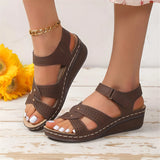 Damen Casual Keil-Plattform-Sandalen