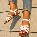 Bequeme Sandalen mit verstellbarem Riemen und Fußgewölbeunterstützung