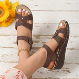 Damen Casual Keil-Plattform-Sandalen