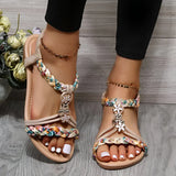 Geflochtene Sandalen mit verstellbarem Riemen