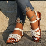 Bequeme Sandalen mit verstellbarem Riemen und Fußgewölbeunterstützung