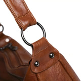 Luxuriöse Damen-Schultertasche aus Leder