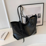 Damen Stilvolle Schulterhandtasche aus Leder