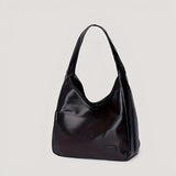 Damen Klassische Alltagsschultertasche aus Leder