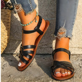 Bequeme Sandalen mit verstellbarem Riemen und Fußgewölbeunterstützung