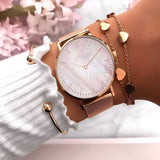 Damen Stylische Mesh Armband Uhr