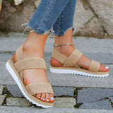 Damen-Plateausandalen mit unterstützender Sohle