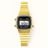 Digitale Rechteckige Edelstahl Uhr