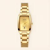 Damen Luxus Rechteckige Wasserdichte Armbanduhr