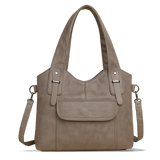 Damen-Stilvolle Schultertasche mit mehreren Fächern