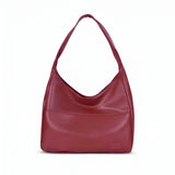 Damen Klassische Alltagsschultertasche aus Leder