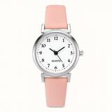 Lederarmband Minimalistische Quarz Uhr