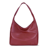 Stilvolle Schultertasche aus veganem Leder