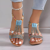Damen Boho-Stil Wedge-Sandalen