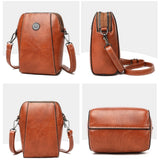 Damen Leder-Umhängetasche (Crossbody)