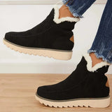 Damen Kuschelige Winterstiefel mit Fellfutter