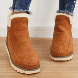 Damen Kuschelige Winterstiefel mit Fellfutter