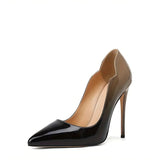 Damen Slip-On Spitz Zehen Stiletto-Absätze