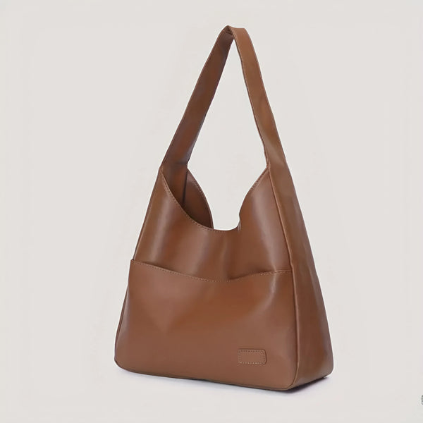 Damen Klassische Alltagsschultertasche aus Leder