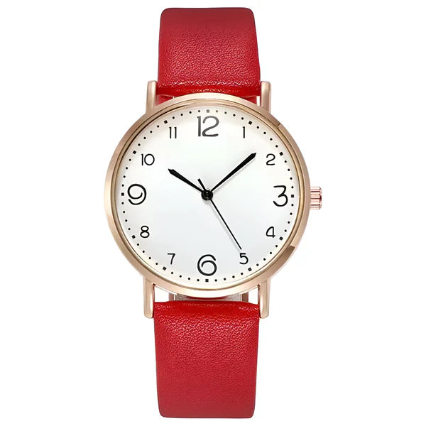 Quarz Rund Armbanduhr