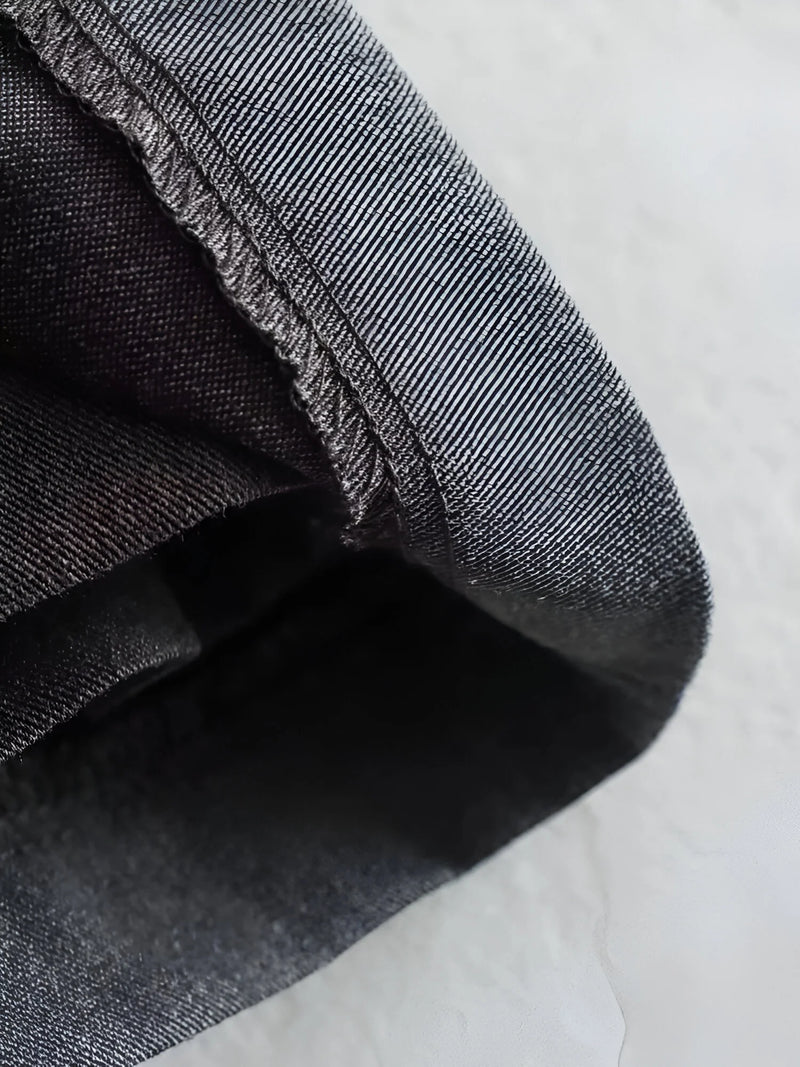 Vintage High-Waist Falten-Minirock